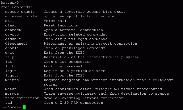 cisco config